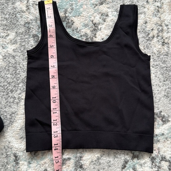 Bundle of Girls Athleta Ribbed Black Tank Tops - Picture 9 of 9